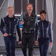 Harry Mudd (Rainn Wilson) does his best “phaser strut.”